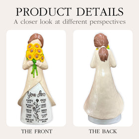 Bozspacer resin figurine stands 5.9 inches tall for compact display.