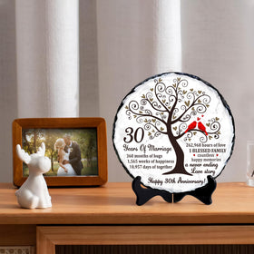 Bozspacer compact slate keepsakes fit on desks and shelves