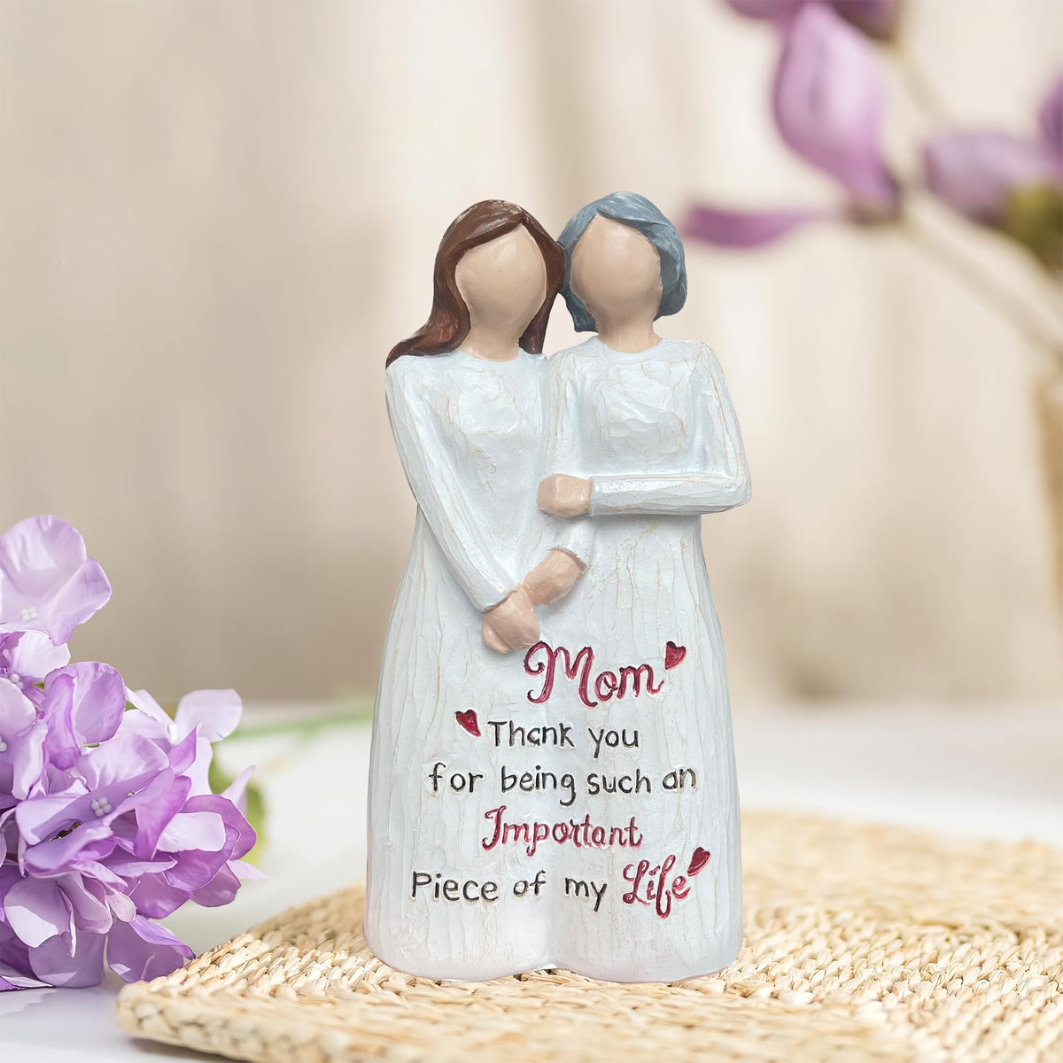 Bozspacer hand-painted statue brightens shelves and memories