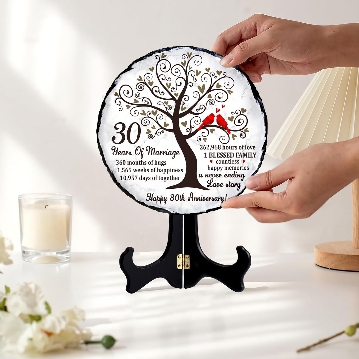 Bozspacer red cardinal illustration adds romantic charm to garden spaces