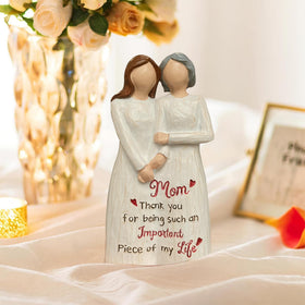 Bozspacer resin art keepsake with handcrafted charm