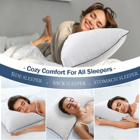 Soft, plush top surface of the BPC pillow invites restful sleep