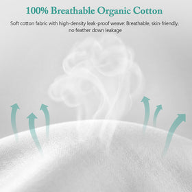 BPC pillow insert with easy-care design for long-lasting fluff.