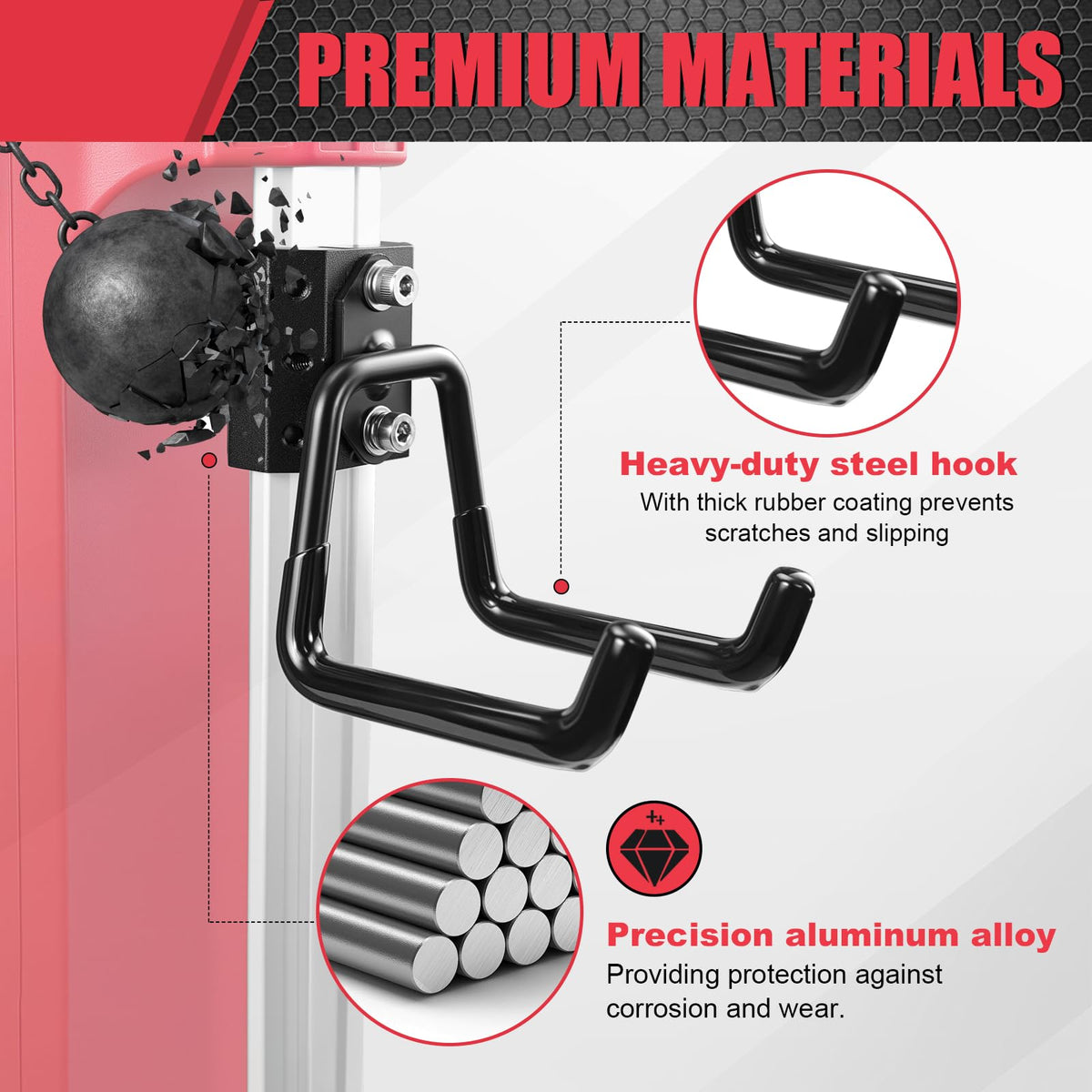 BPOPO hand-screws keep hooks flexible and reusable.