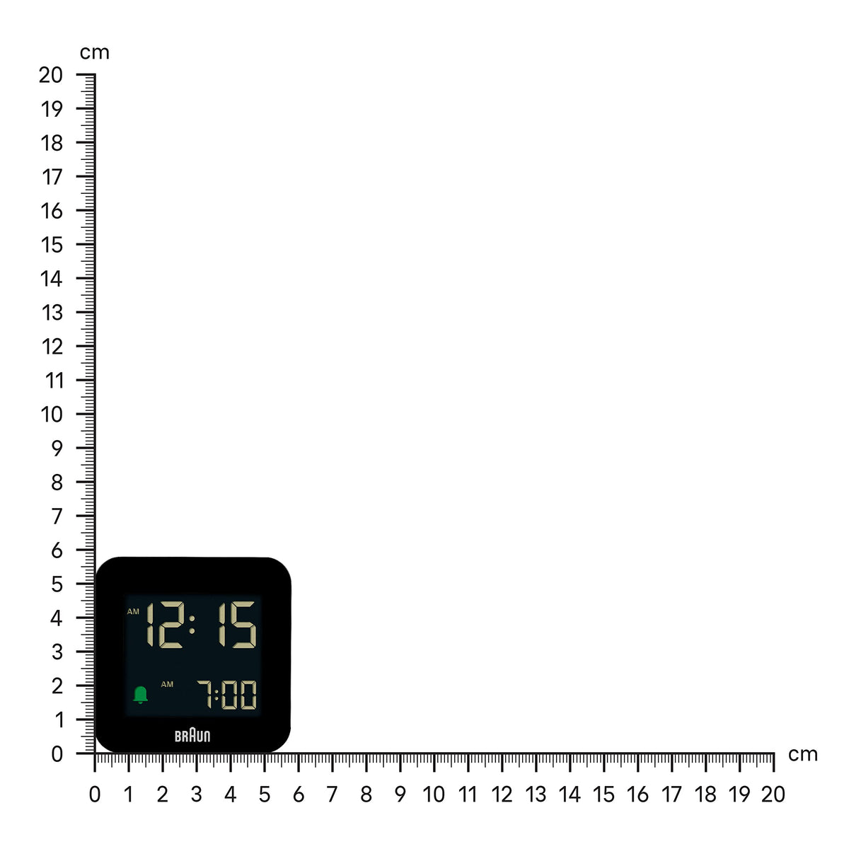 Braun BC08B negative LCD display provides clear readout in any lighting
