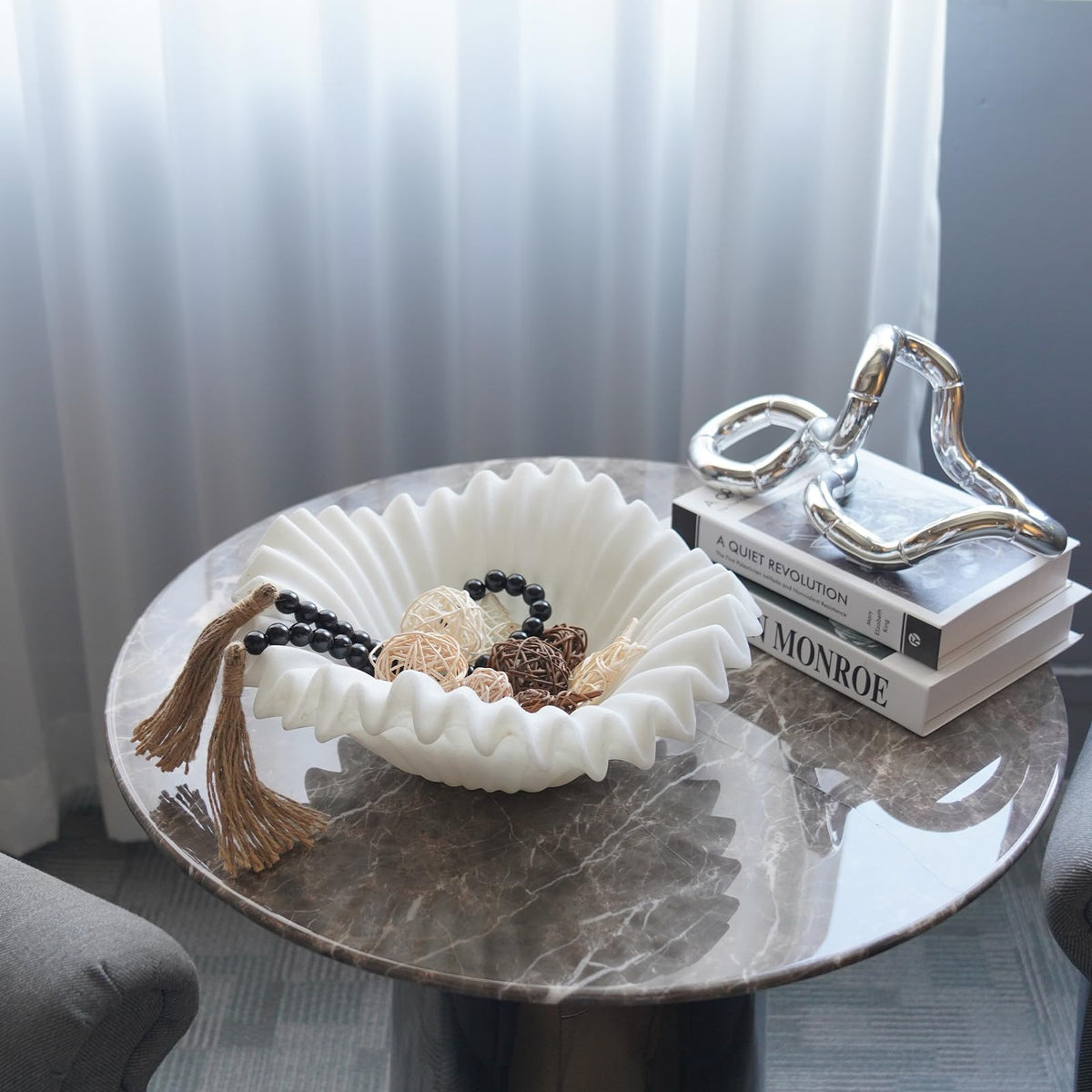 Braxio white bowl sunglasses organizer keeps accessories in view