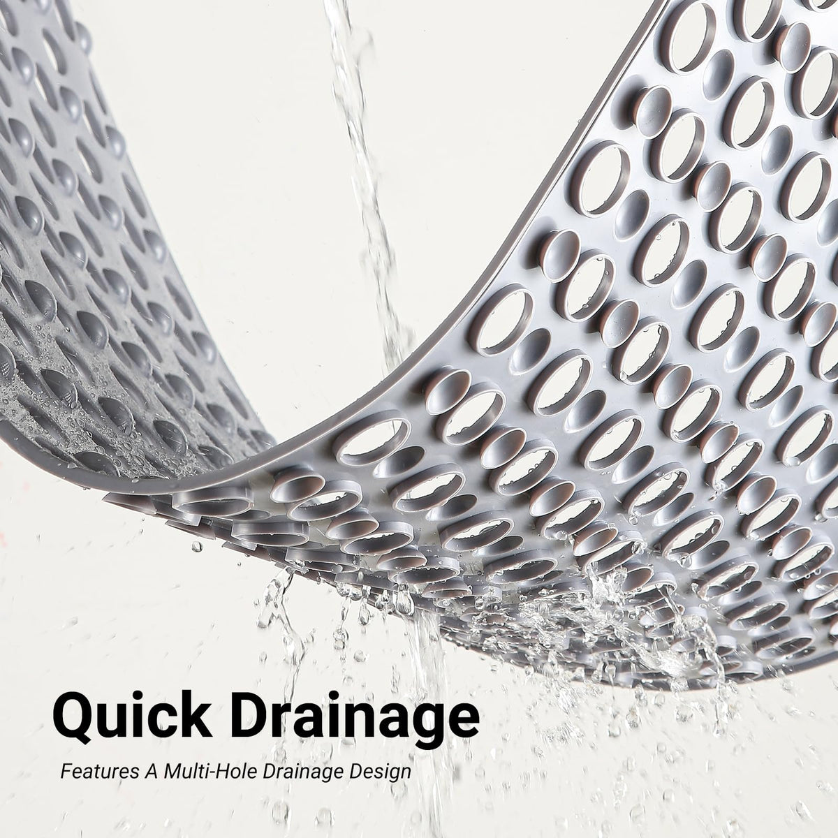 BREELEAM textured surface provides grip for barefoot steps.