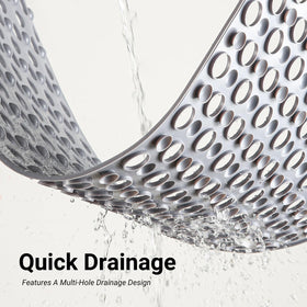 BREELEAM textured surface provides grip for barefoot steps.