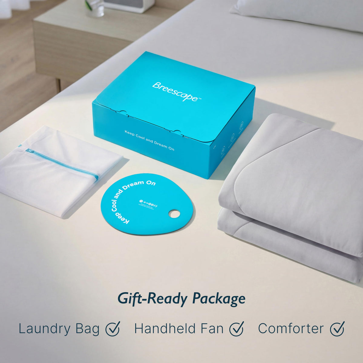 Breescape cooling comforter hot sleepers testing demonstrates trusted performance.