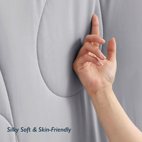 Breescape cooling comforter OEKO-TEX certification seal enhances peace of mind.