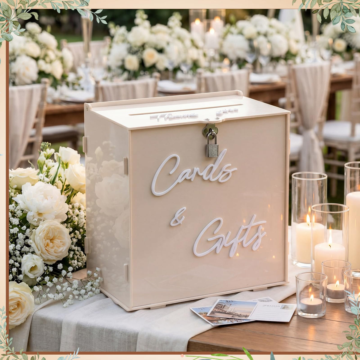 BreezeHug beige tone complements rustic and modern wedding themes.