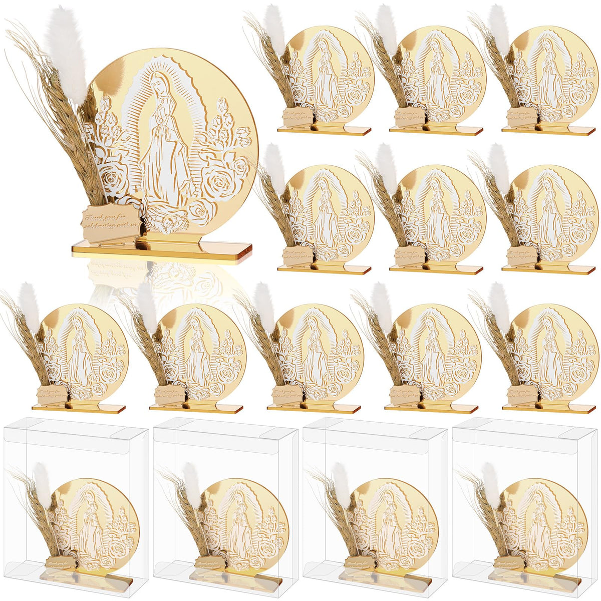 BreezeHug Guadalupe table setup scene enhances baptism or first communion ambiance