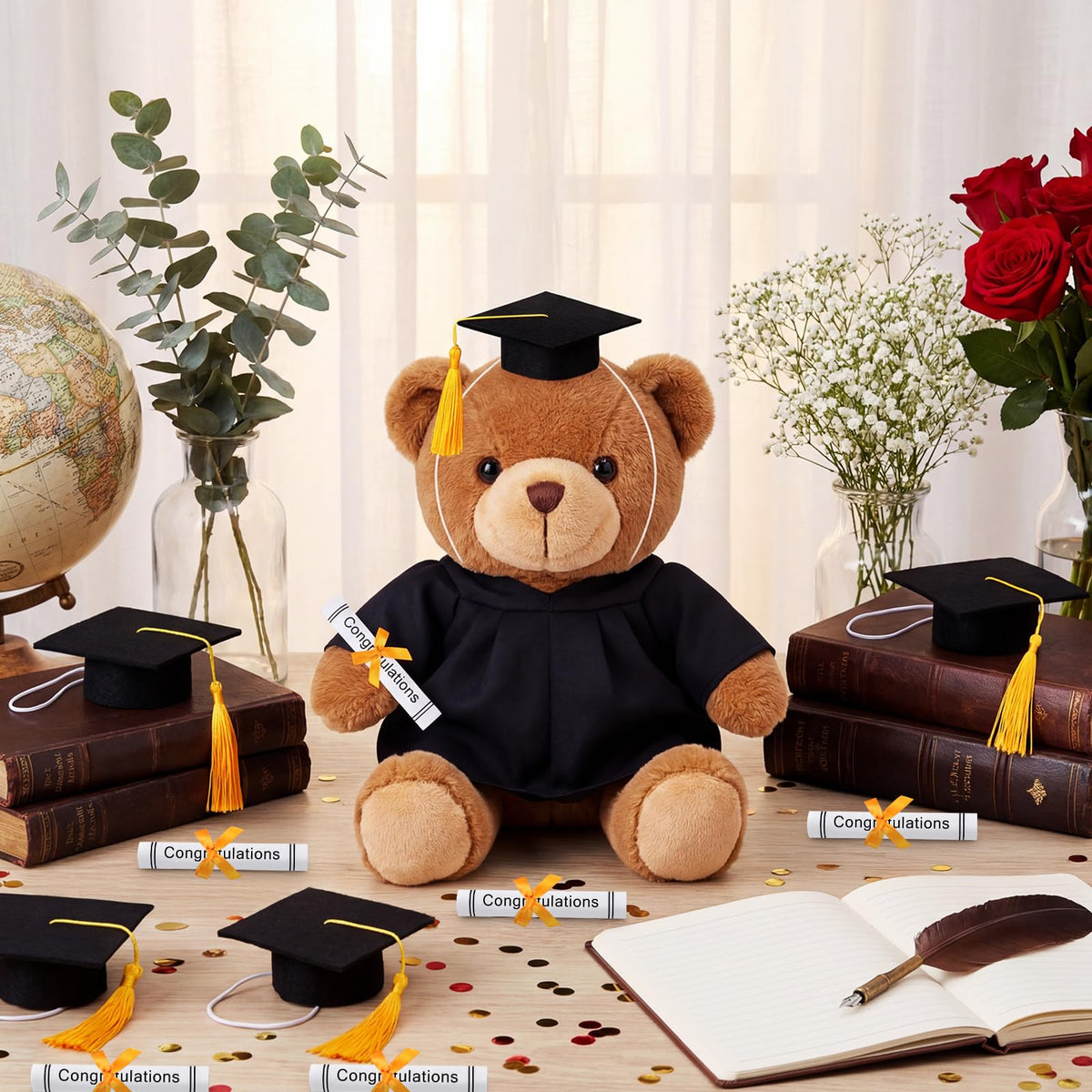 Breling adhesive dots enable damage-free, quick decoration setup.
