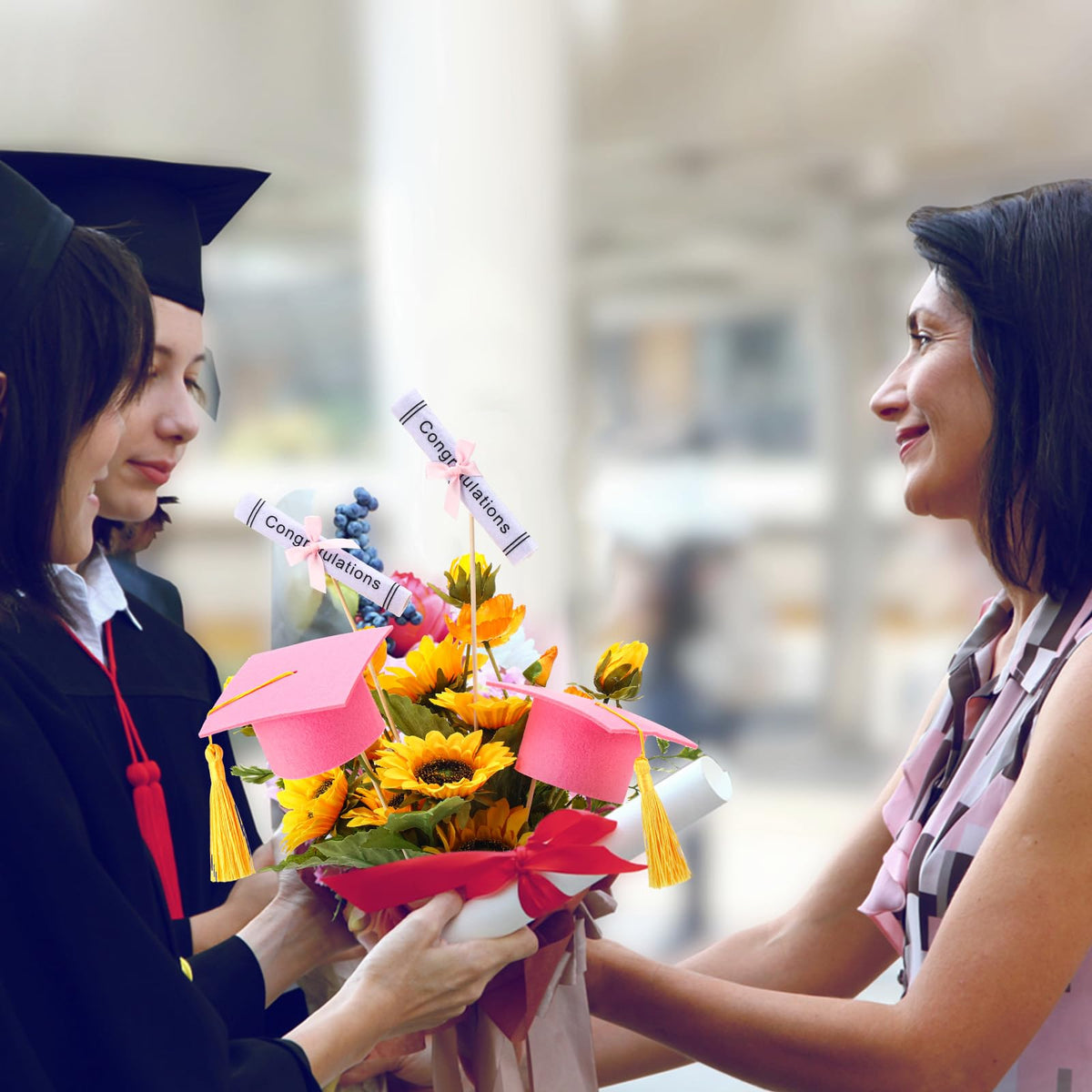 Breling tassel detail on graduation cap for festive shine