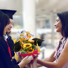 Breling glue points included, quick assembly for ready-to-display graduation decor.