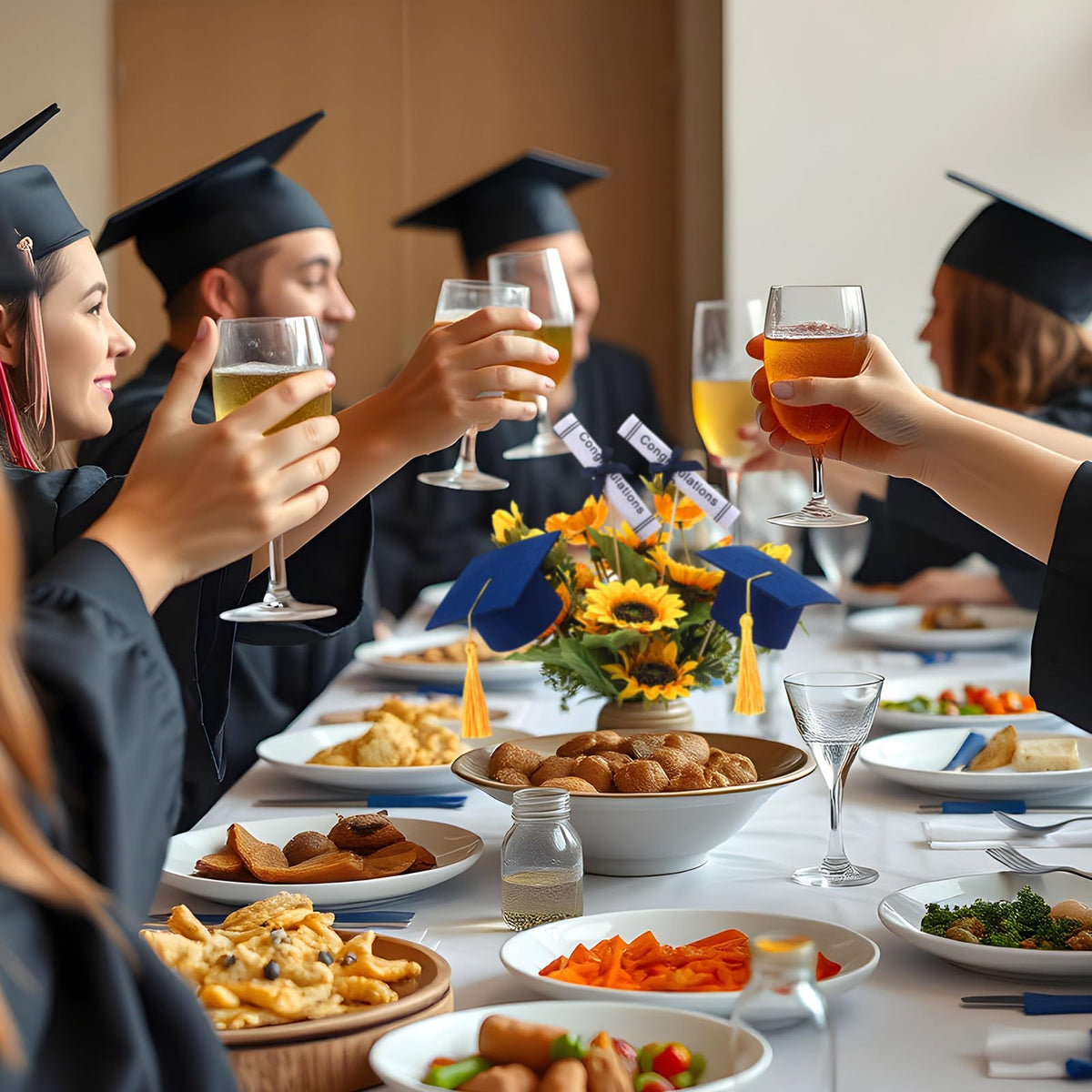 Breling graduation cake decor toppers provide charming accents