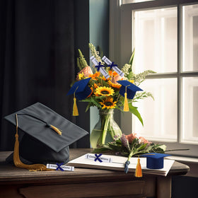 Breling mason jar tassel decor adds celebratory flair