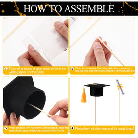 Breling wooden sticks, 30 cm, sturdy stakes for secure centerpieces.