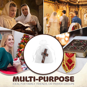 Brevynx cross serves as a versatile decorative piece for sacred spaces.