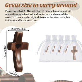 Brevynx cross in organza bag packaging ideal for gifting on special occasions.
