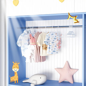 BrFoYu hangers with notched shoulders prevent slipping of delicate tops.