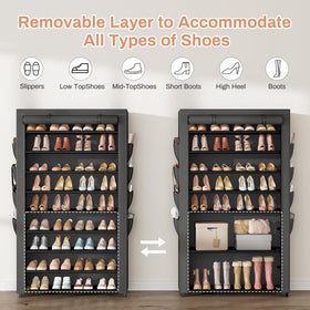 BrFoYu dustproof cover keeps shoes clean and pet-proof.