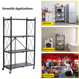 BRIAN & DANY black finish rack fits modern spaces with sturdy support