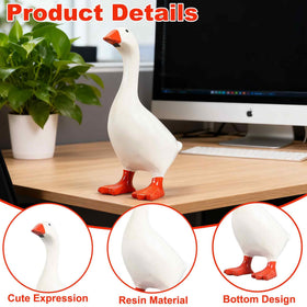 BRICKKIDS resin desk goose shown with a smooth, durable finish.