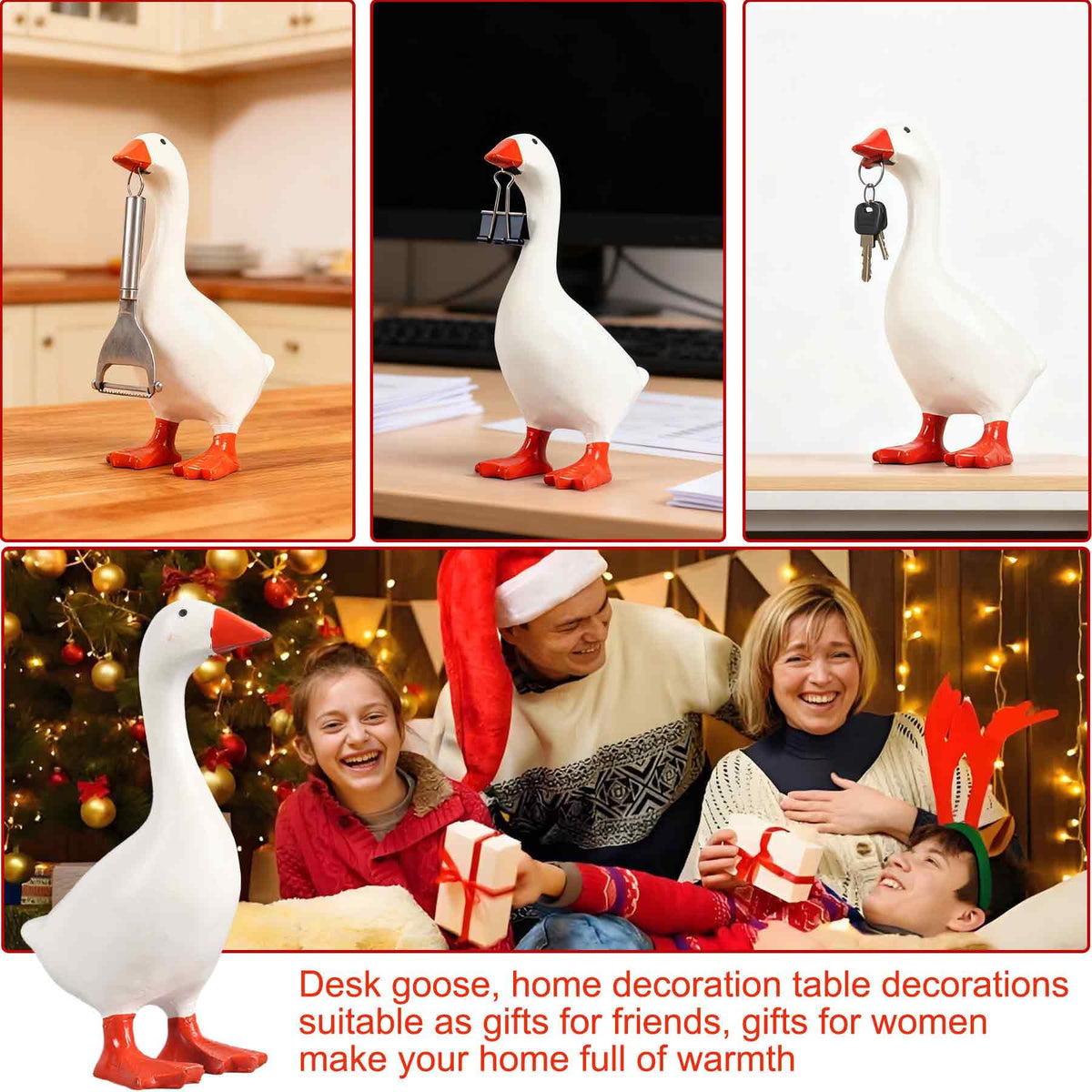 BRICKKIDS desk goose with magnetic surface doubles as a note holder.