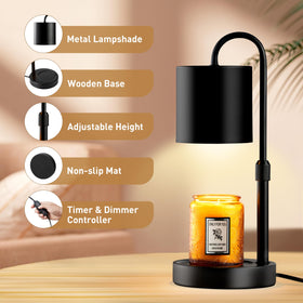 Briever candle warmer lamp timer 2/4/8h for safe hands-free operation