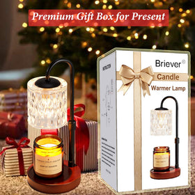 Briever gift-ready candle warmer ideal for housewarmings and holidays.