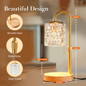 Briever dimmable design glows softly, enhancing bedrooms, living rooms, or offices.