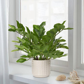 Briful faux plant on windowsill or shelf setup