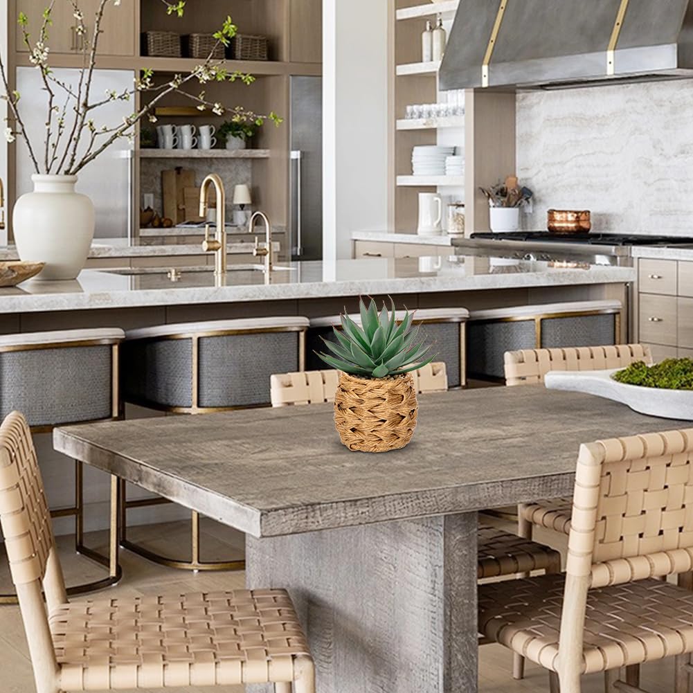 Briful Succulents fake aloes suit modern farmhouse aesthetics and texture.