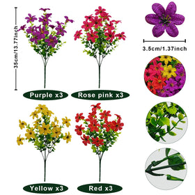 BRIGEA UV-resistant silk petals close-up demonstrates durability under sun exposure