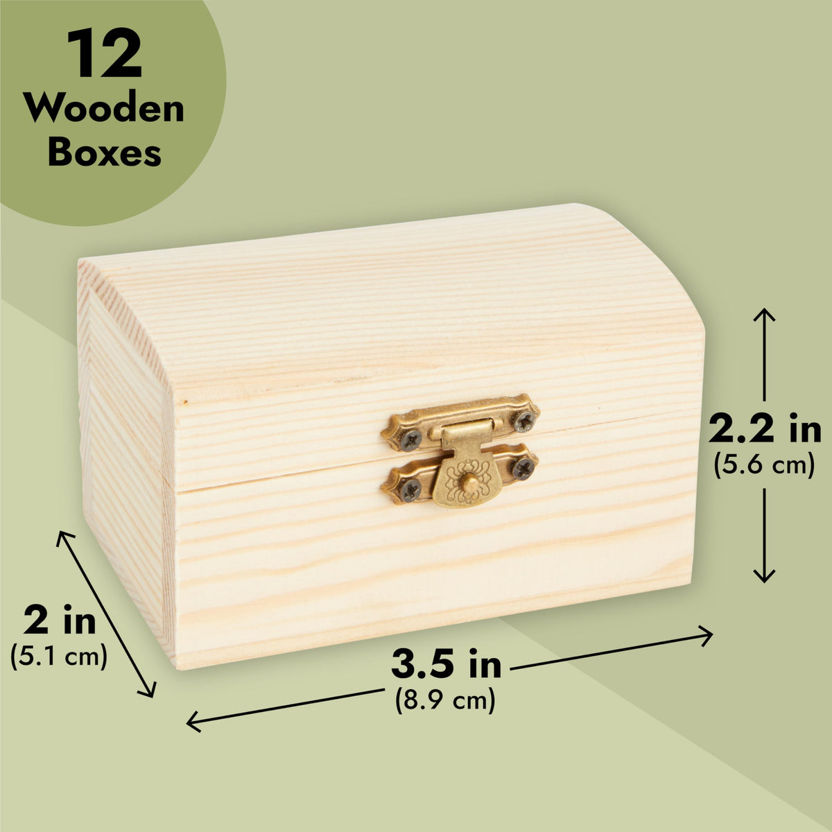 Bright Creations compact storage chest for organizing small jewelry and keepsakes.