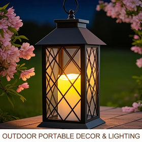 Bright Zeal IP44 lantern designed for indoor and outdoor use in all weather.