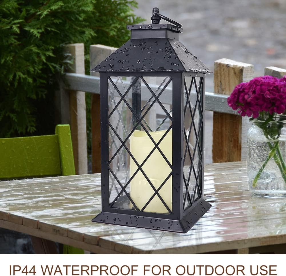Bright Zeal lantern features an on/off timer for easy daily lighting.