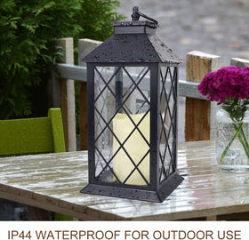 Bright Zeal lantern features an on/off timer for easy daily lighting.