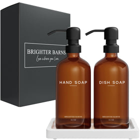 Brighter Barns eco-friendly refillable set reduces plastic waste at home.