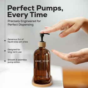 Rustproof bamboo pumps on Brighter Barns dispensers ensuring smooth operation.