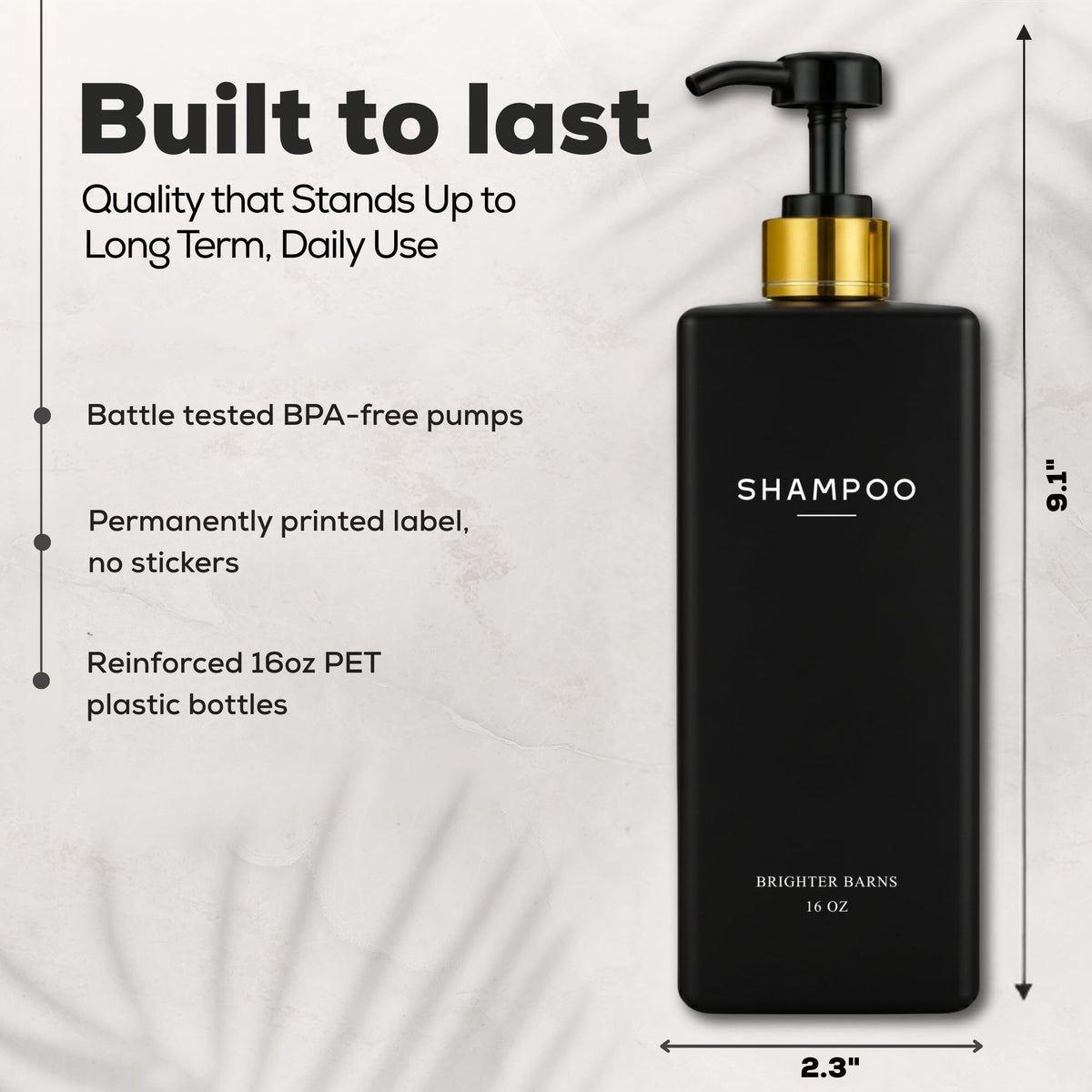 Brighter Barns wall-mounted dispenser demonstrates easy access in the shower.