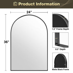 Brightify arched top design adds elegance and makes rooms feel taller.