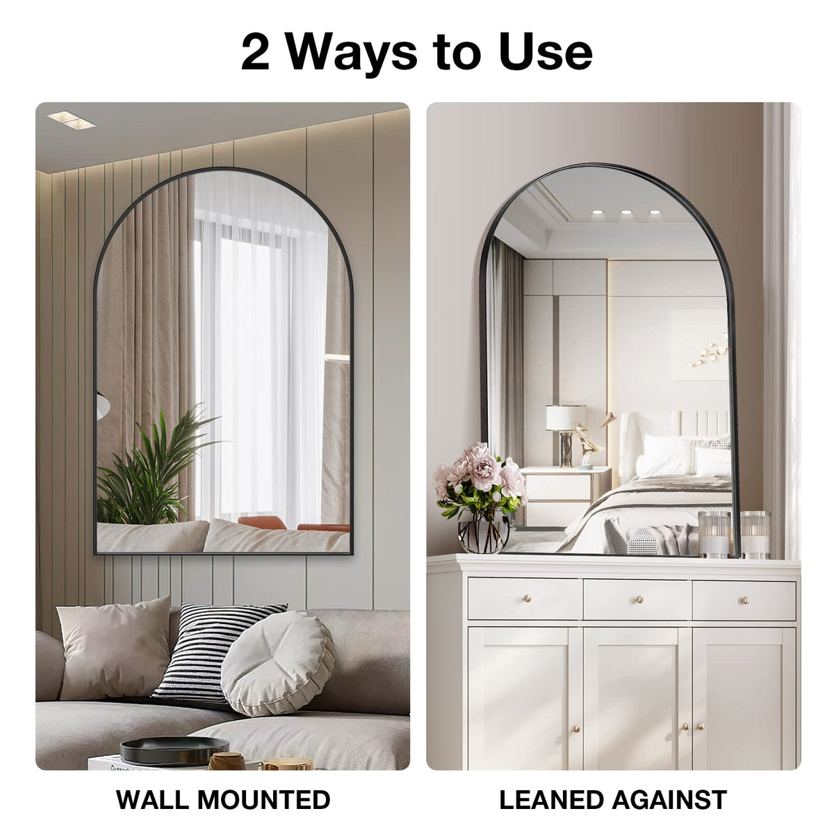 Brightify professional packaging protects the mirror during shipping.