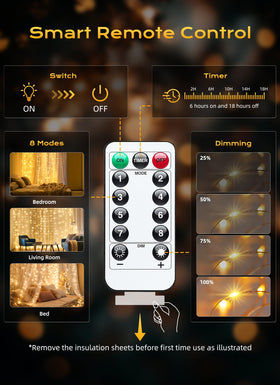 Brightown 5V low-voltage fairy lights stay cool to touch for safe use.