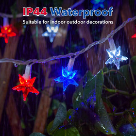 Brightown connectable star lights enabling larger installations