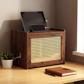 BrightRow projector shelf disguise supports devices while blending with decor.
