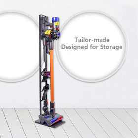 BRIGHTSHOW cordless vacuum stand supports slim stick vacuums for easy access