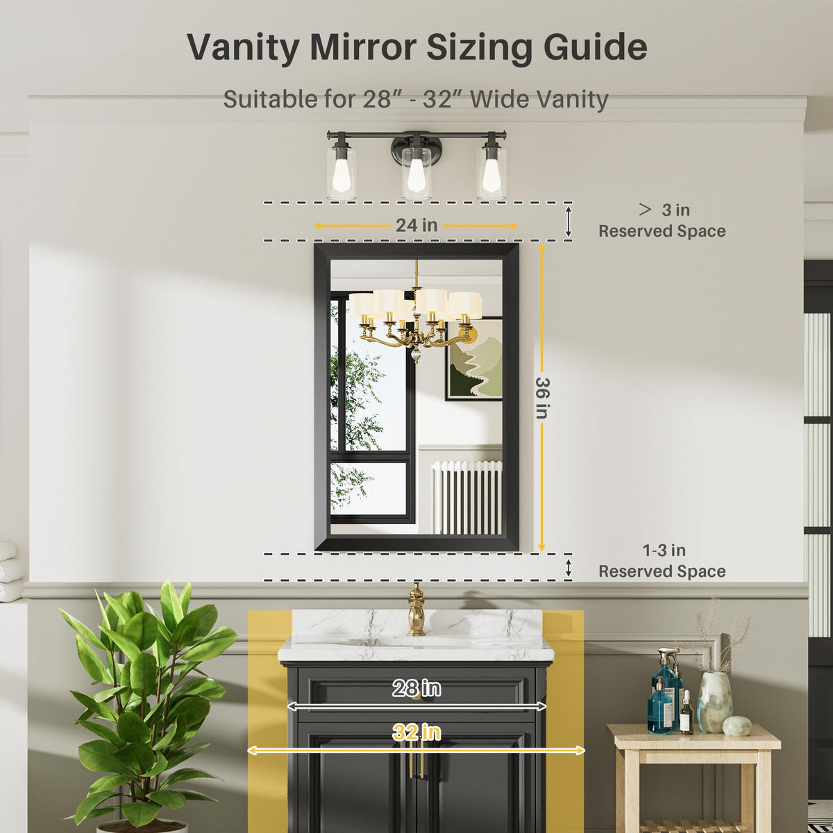 Briivue brushed metal frame detail adds subtle luxury to any wall.