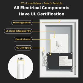 Briivue supports plug-in or hardwired power connections